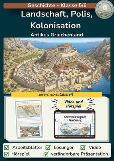 Cover – Antikes Griechenland - Landschaft, Poleis und Kolonisation
