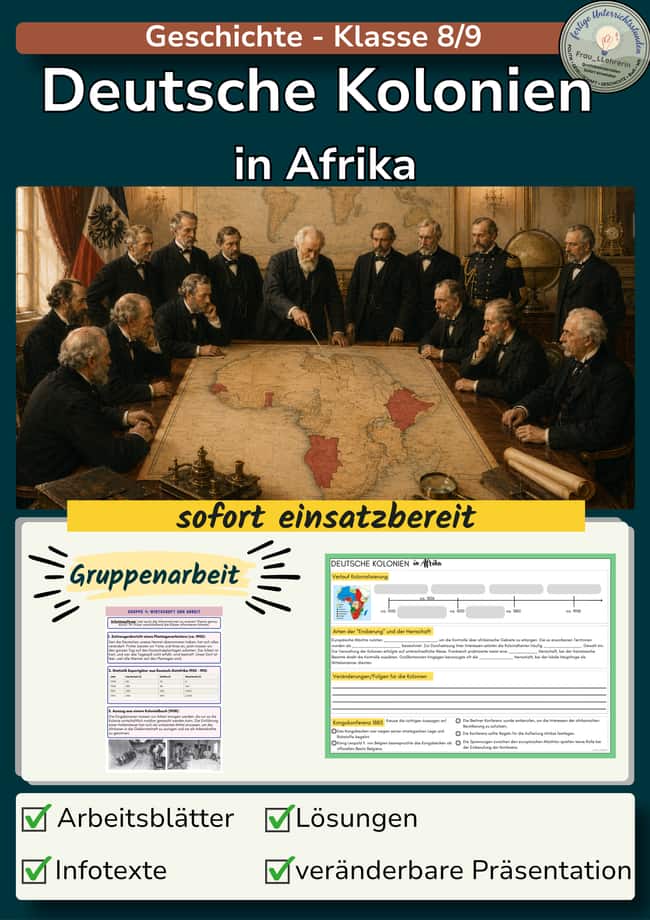 Vorschau – Deutsche Kolonien in Afrika (mit Kongokonferenz) – Seite 1