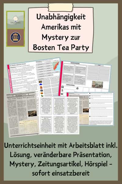 Cover – Unabhängigkeit Amerikas - mit Mystery