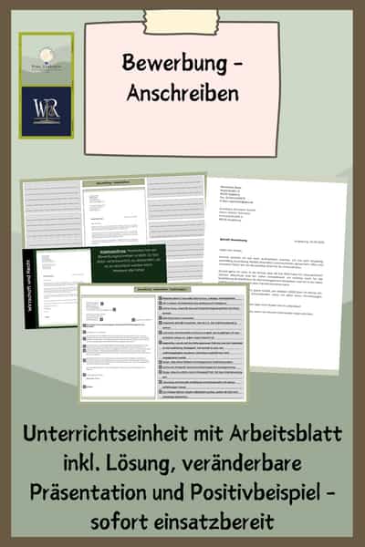 Cover – Bewerbung - Anschreiben
