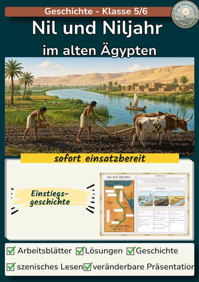 Cover – Nil im alten Ägypten: Niljahr und Lebensader | Einstiegsstunde