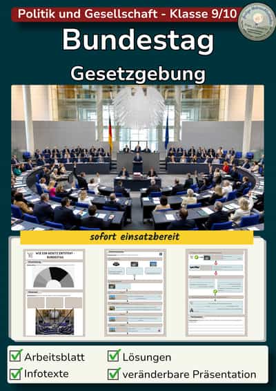 Cover – Gesetzgebungsverfahren im Bundestag: Der Weg eines Gesetzes