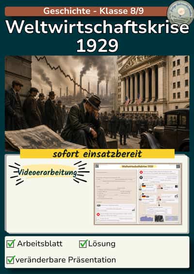 Cover – Weltwirtschaftskrise 1929