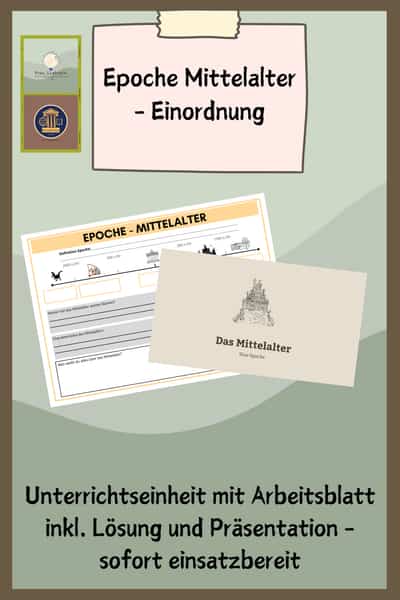 Cover – Mittelalter: zeitliche Einordnung | Unterrichtsmaterial