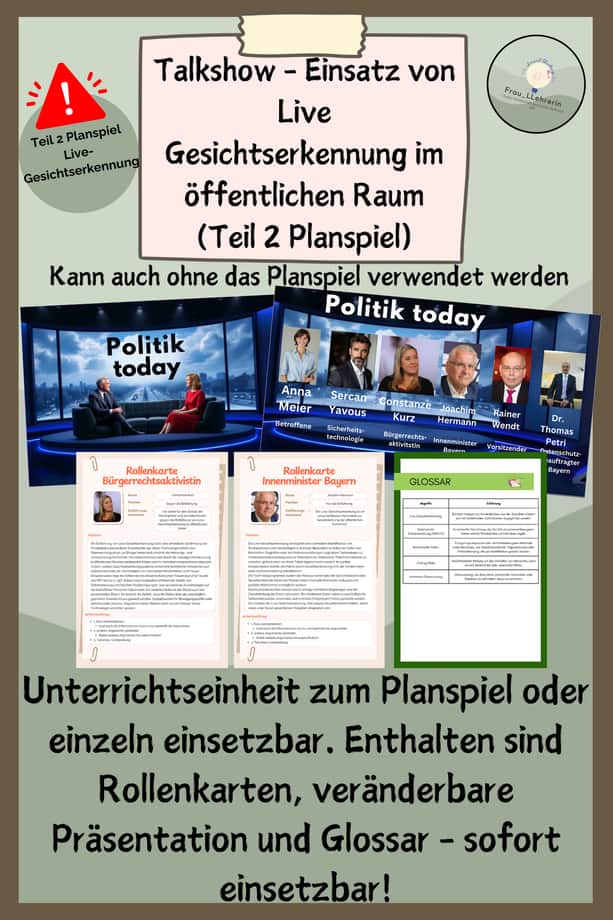 Vorschau – Gesetzgebung Planspiel | Teil 2: Talkshow Gesichtserkennung – Seite 1