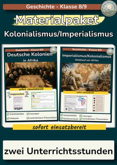 Cover – Kolonialismus Imperialismus | Materialpaket