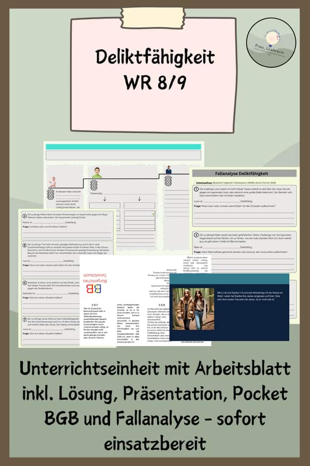 Vorschau – Deliktfähigkeit WR 8/9 – Seite 1