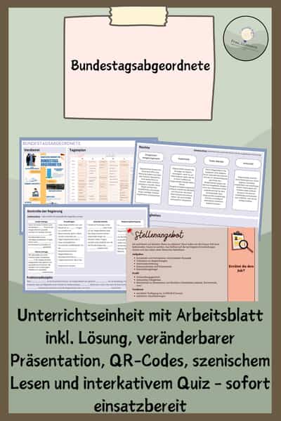 Cover – Bundestagsabgeordnete in Deutschland