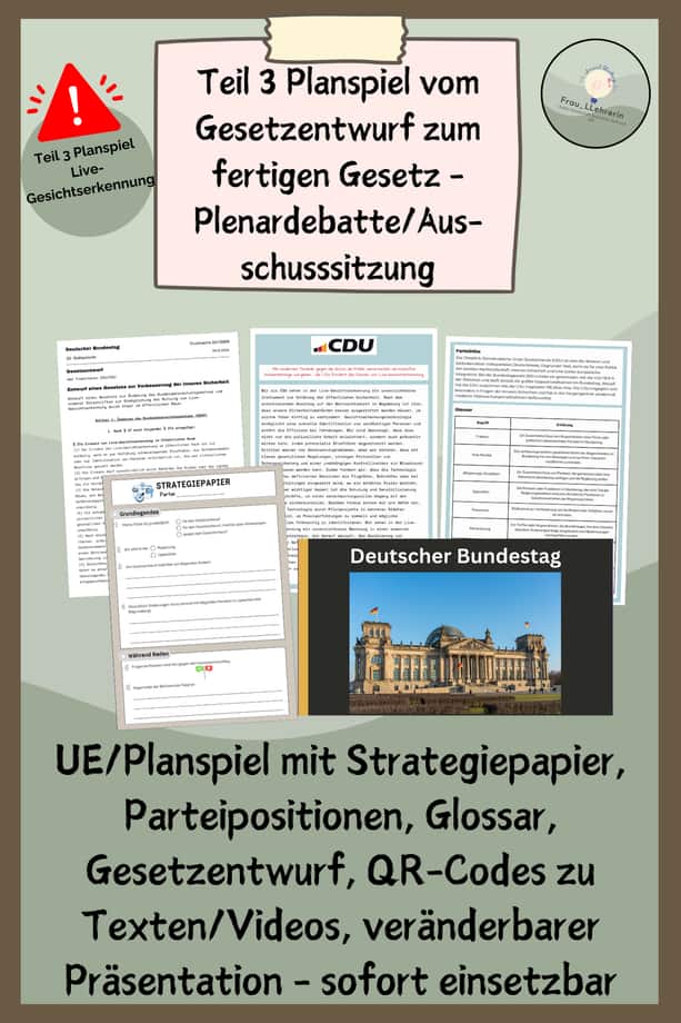 Vorschau – Gesetzgebung Planspiel | Teil 3: Plenardebatte – Seite 1