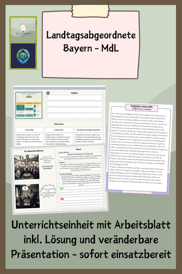 Vorschau – Landtagsabgeordnete Bayern - MdL – Seite 1