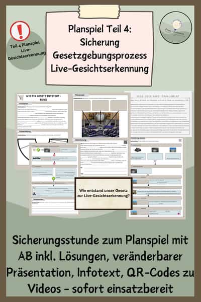 Cover – Gesetzgebung Planspiel | Teil 4: Sicherung