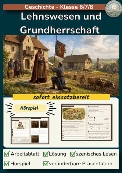 Cover – Lehnswesen und Grundherrschaft im Mittelalter | Feudalismus | Lehenswesen