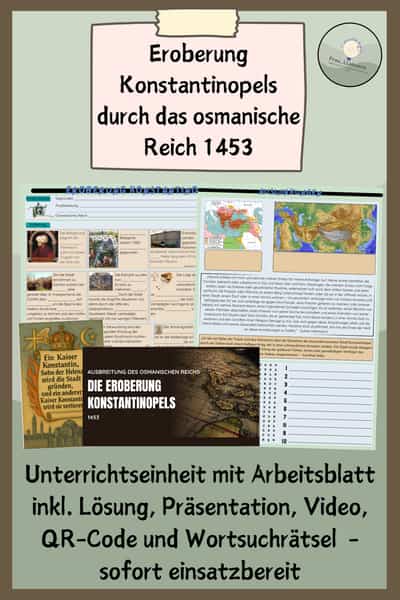 Cover – Eroberung Konstantinopels durch das osmanische Reich 1453