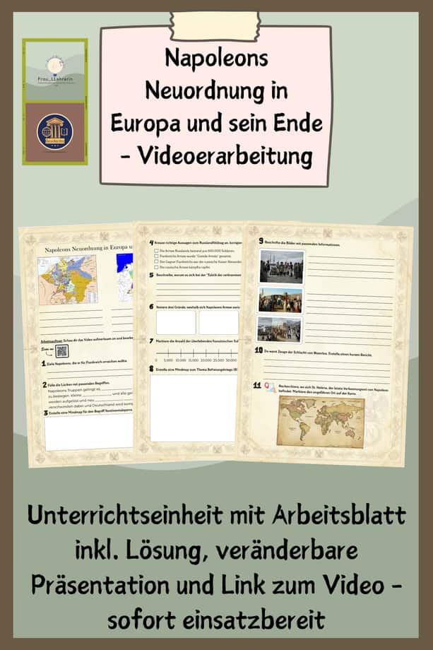Vorschau – Napoleons Neuordnung in Europa und sein Ende – Seite 1