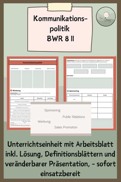 Cover – Kommunikationspolitik BWR 8 II