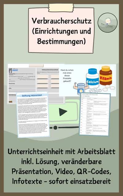 Cover – Verbraucherschutz: Einrichtungen und Bestimmungen | WR 8/9
