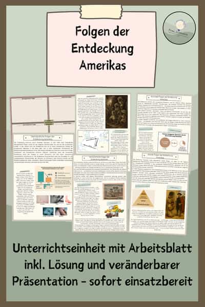 Cover – Entdeckung Amerika - Folgen | Stationenarbeit