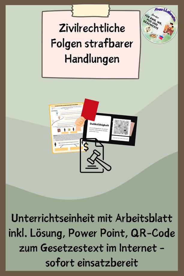 Vorschau – Deliktfähigkeit und zivilrechtliche Folgen strafbarer Handlungen – Seite 1