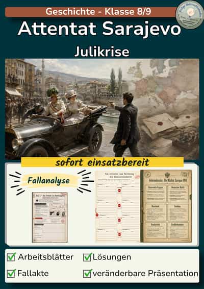 Cover – Attentat Sarajevo Julikrise Fallanalyse