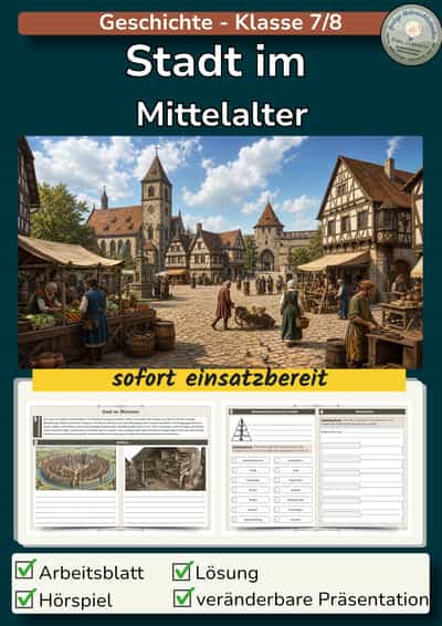 Cover – Stadt im Mittelalter