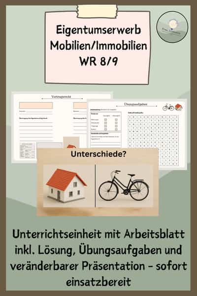 Cover – Eigentumserwerb bei Mobilien und Immobilien | Wirtschaft und Recht