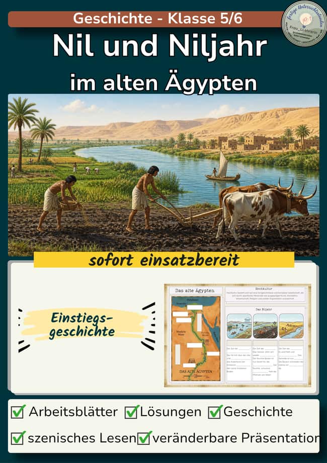 Vorschau – Nil im alten Ägypten: Niljahr und Lebensader | Einstiegsstunde – Seite 1