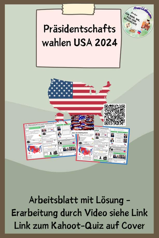 Vorschau – Wahlen USA 2024 AB mit Lösungen – Seite 1