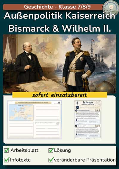 Cover – Außenpolitik im Kaiserreich – Bismarck & Wilhelm II