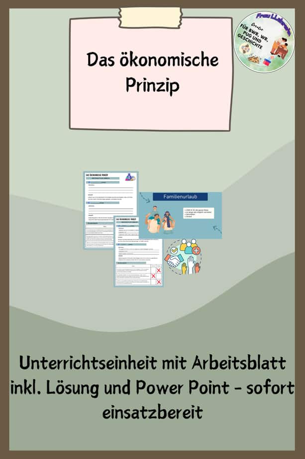 Vorschau – Ökonomisches Prinzip | Unterrichtsstunde – Seite 1