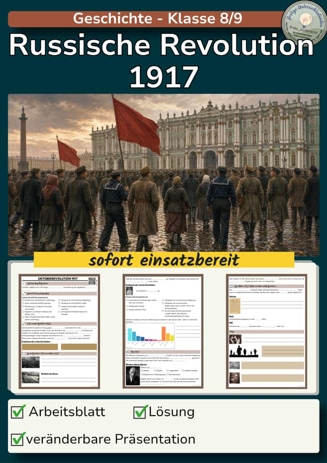 Vorschau – Russische Revolution 1917 | Februar- und Oktoberrevolution – Seite 1