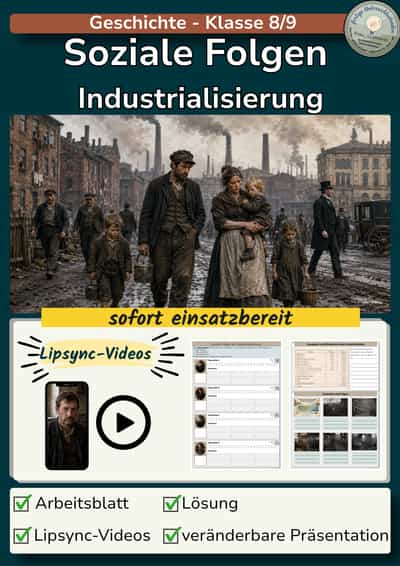 Cover – Industrialisierung: soziale Folgen