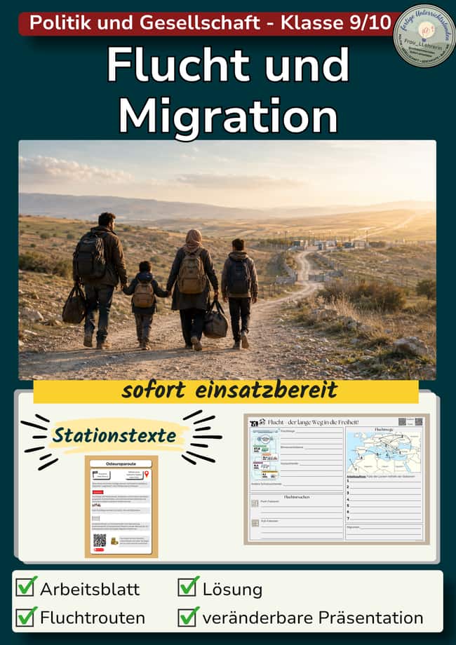 Vorschau – Flucht und Asyl Materialpaket – Seite 1