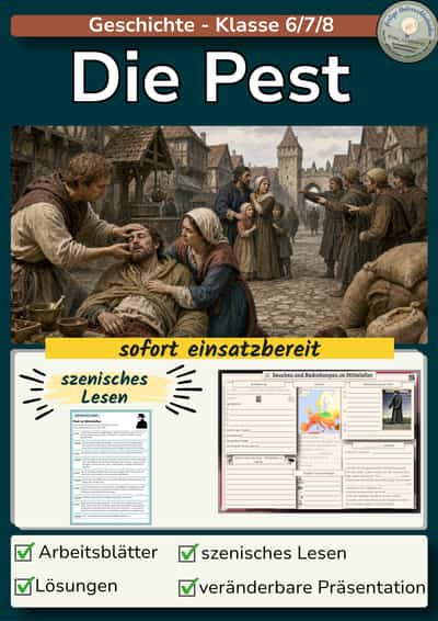 Cover – Pest im Mittelalter: Schwarzer Tod und Judenpogrome