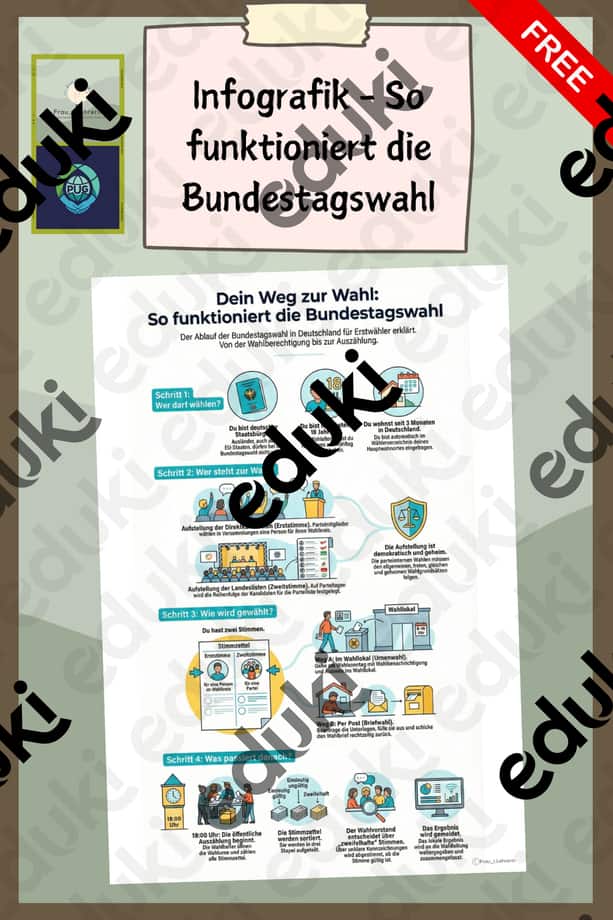 Vorschau – Bundestagswahl - Infografik - So funktioniert die Bundestagswahl – Seite 1