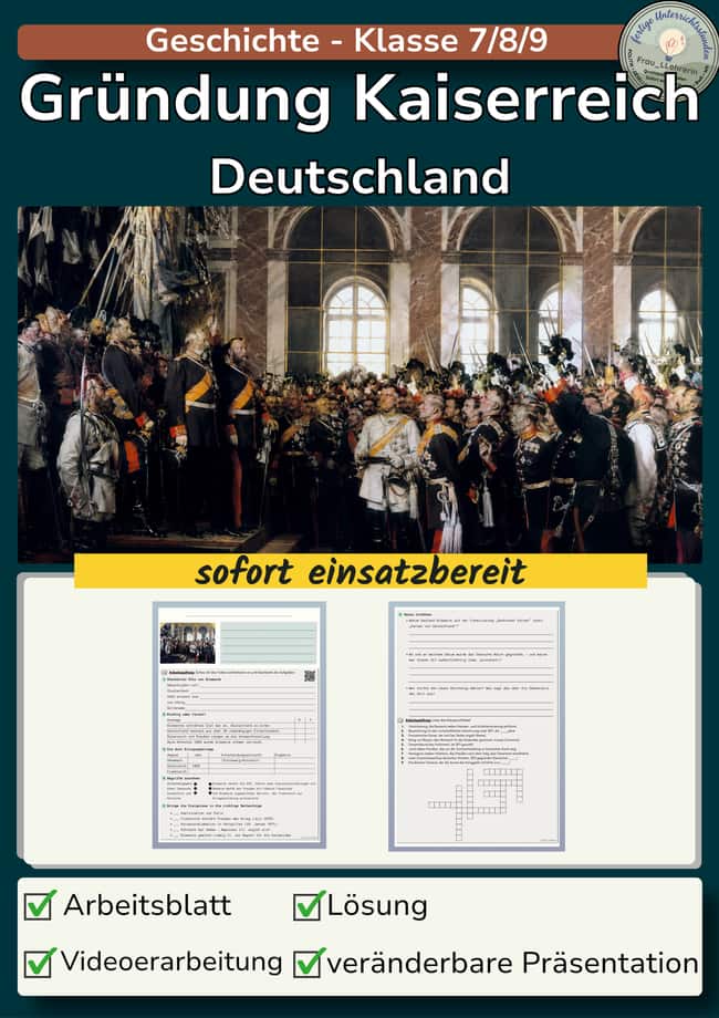 Vorschau – Reichsgründung 1871 – Seite 1
