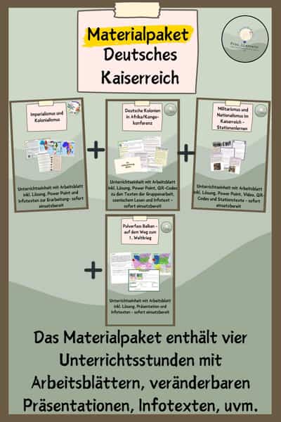 Cover – Deutsches Kaiserreich | Materialpaket