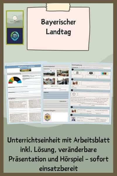 Vorschau - Stundenentwürfe - Bayerischer Landtag - Deckblatt