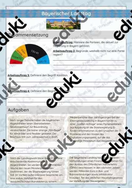 Vorschau - Stundenentwürfe - Bayerischer Landtag - Seite 1