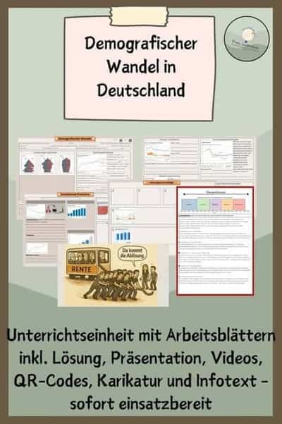 Vorschau - Stundenentwürfe - Demografischer Wandel in Deutschland - Deckblatt