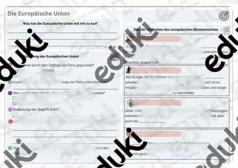 Vorschau - Stundenentwürfe - Europäische Union - Geschichte, Aufbau, Regelungen - Seite 1