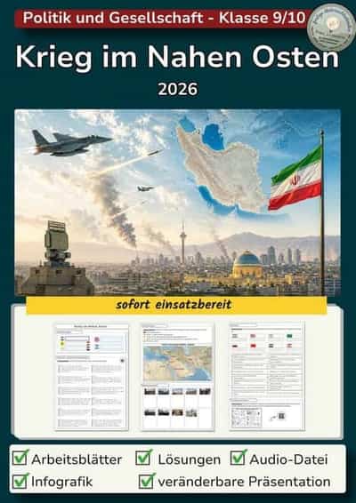 Vorschau - Stundenentwürfe - Krieg im Nahen Osten - Iran 2026 - Deckblatt