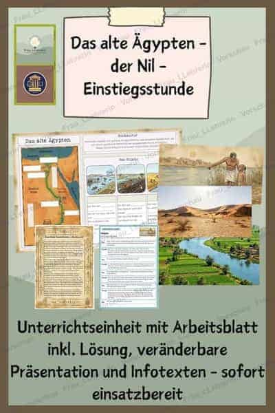 Vorschau - Stundenentwürfe - Materialpaket altes Ägypten - Seite 1