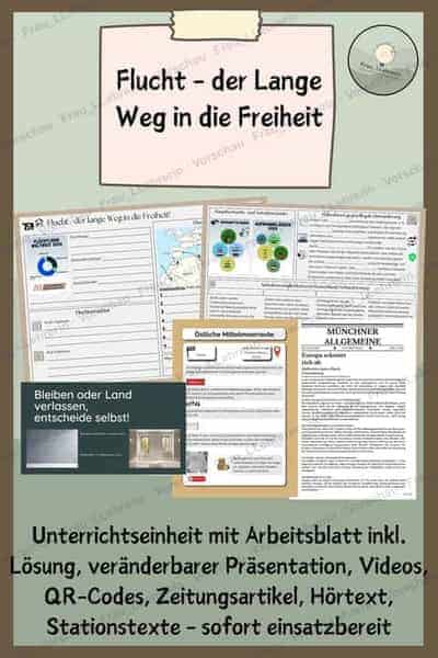 Vorschau - Stundenentwürfe - Materialpaket Flucht und Asyl #demokratiestärken - Seite 1
