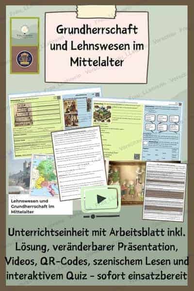 Vorschau - Stundenentwürfe - Materialpaket Mittelalter 7. Klasse Geschichte - Seite 1