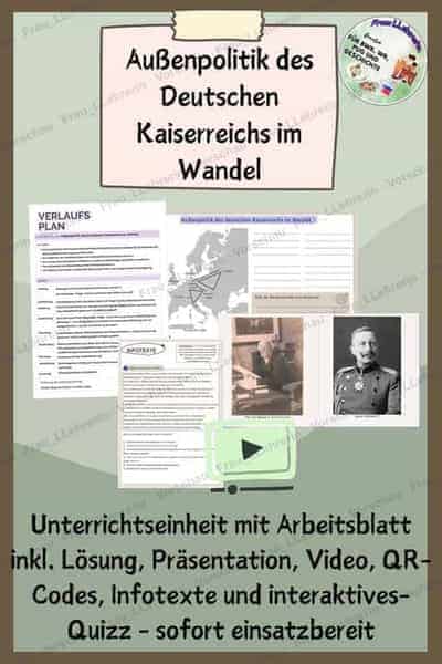 Vorschauseite 1 aus Materialpaket Vorgeschichte, Beginn und Verlauf Erster Weltkrieg