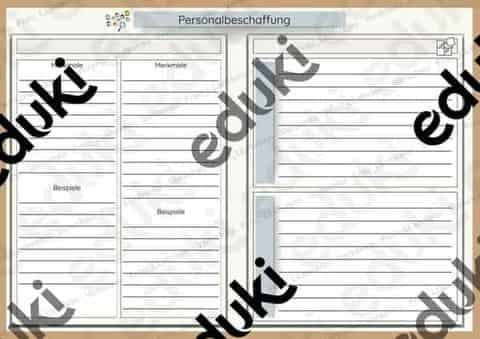 Vorschau - Stundenentwürfe - Personalbeschaffung und freiwillige betriebliche Leistungen BWR 8II - Seite 1