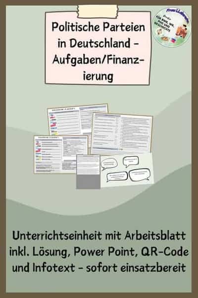 Vorschau - Stundenentwürfe - Politische Parteien DE - Deckblatt