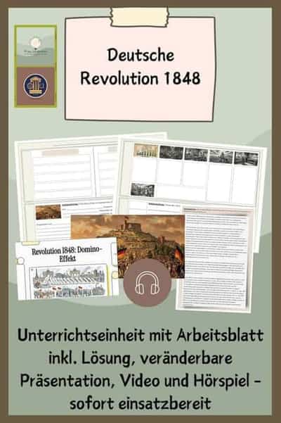 Vorschau - Stundenentwürfe - Revolution 1848 - Deckblatt