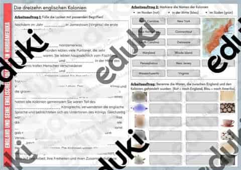 Vorschau - Stundenentwürfe - Unabhängigkeit Amerikas - mit Mystery - Seite 1