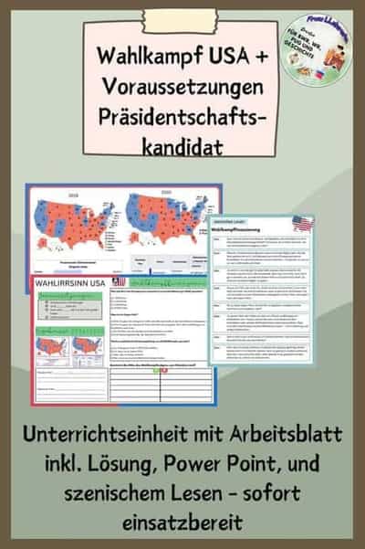 Vorschau - Stundenentwürfe - Wahlkampf USA - Deckblatt